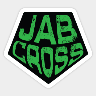 Dark Jab Cross Brand Logo Sticker